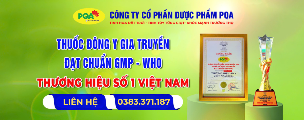 Banner công ty dược phẩm PQA