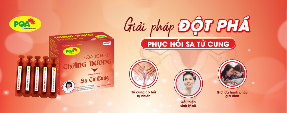 Benner sản phẩm PQA Ích Khí Thăng Dương chữa sa tử cung