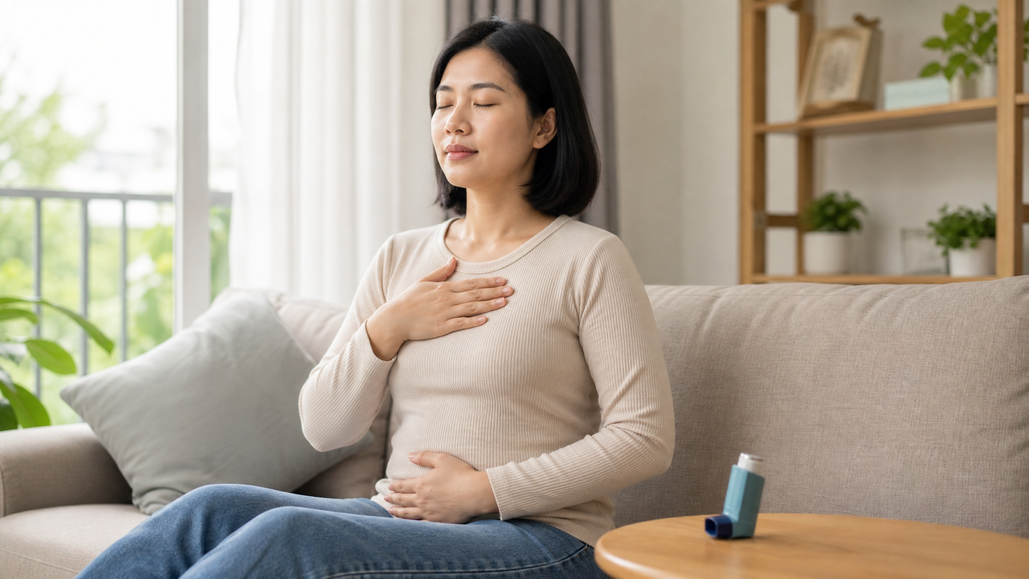 Bài tập thở hỗ trợ kiểm soát hen suyễn tại nhà
