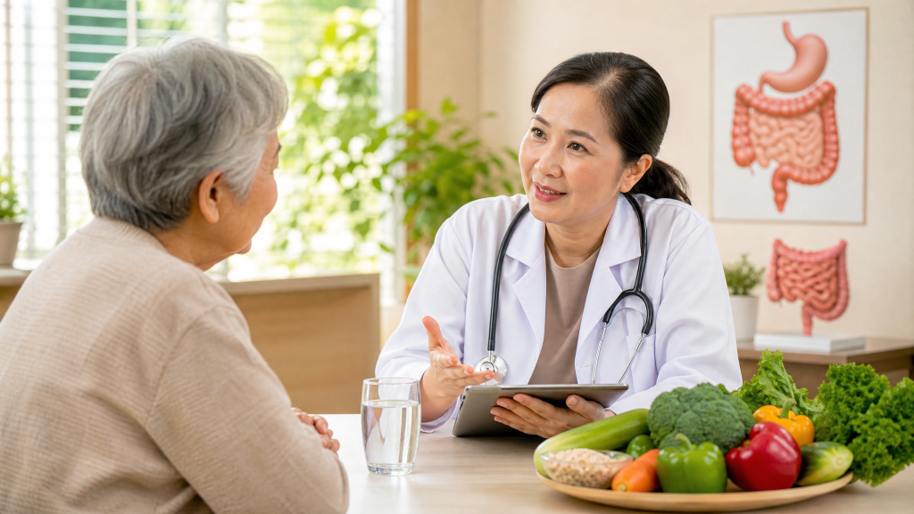 Nguyên nhân táo bón ở người già và cách hỗ trợ tiêu hóa